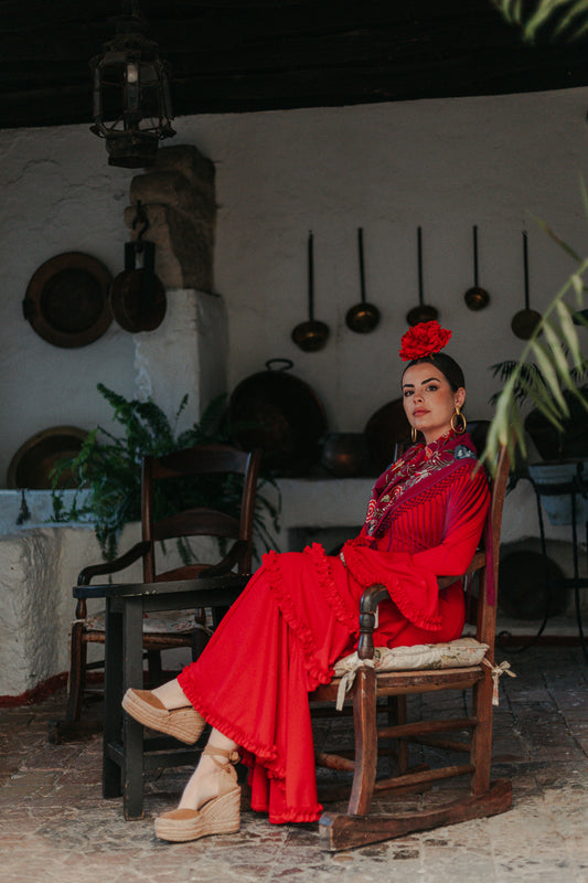 Vestido Soleá Rojo