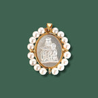 Medalla Virgen del Carmen Nácar y Perla