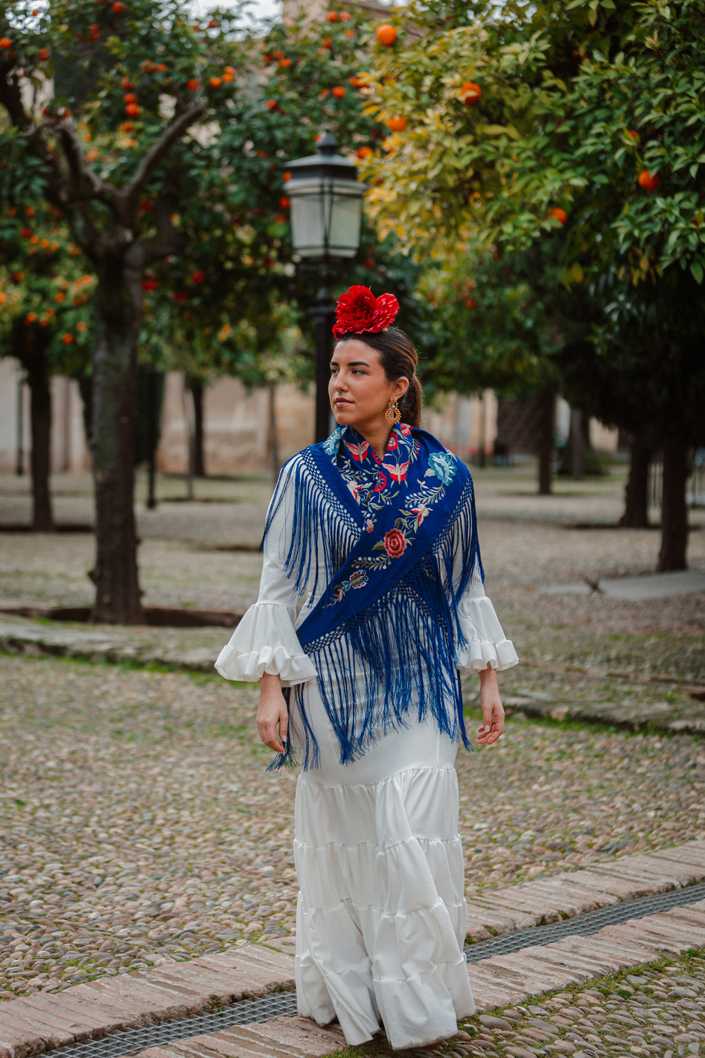 Mantoncillo Candela Azul Eléctrico