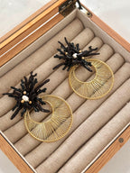 Pendientes Marbella Negro