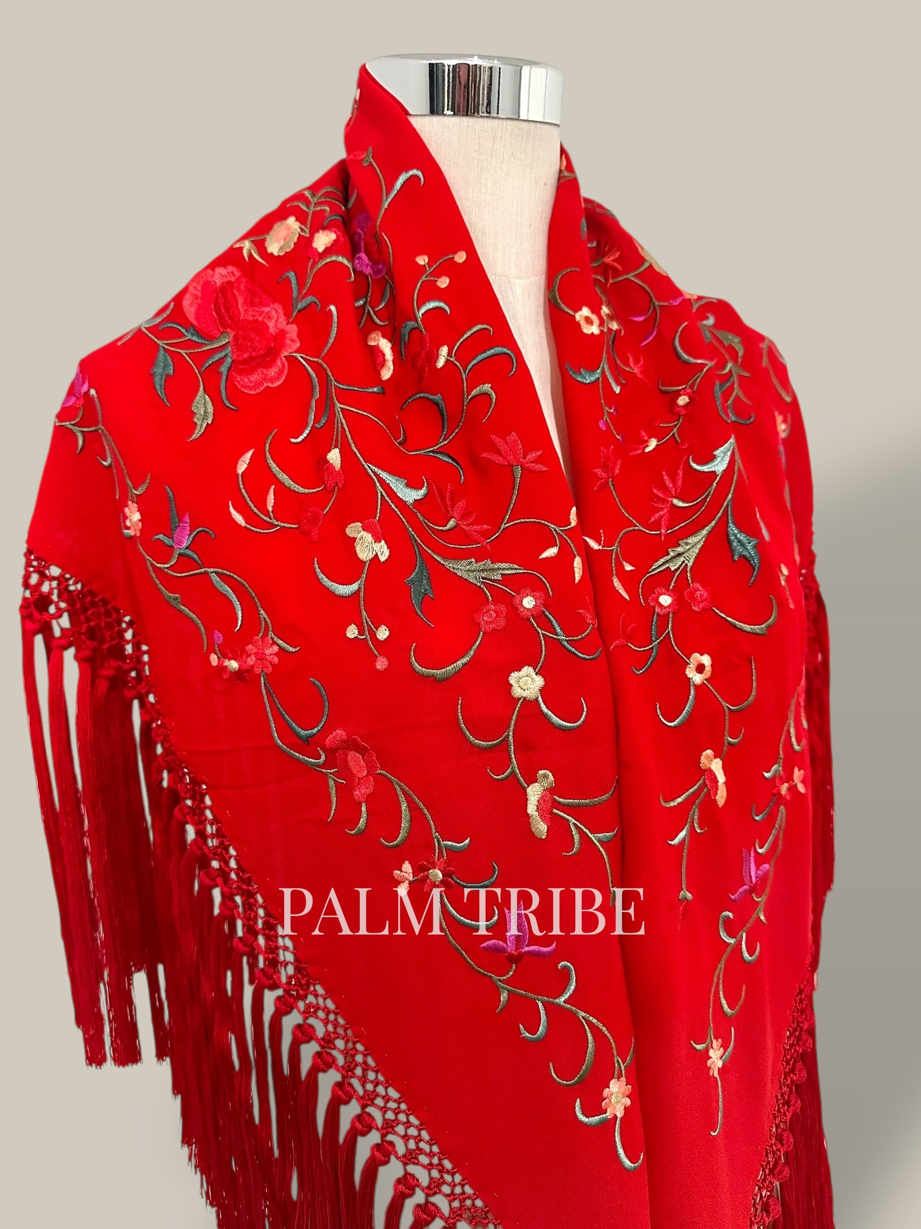 Mantoncillo Jaleo Rojo con rojo