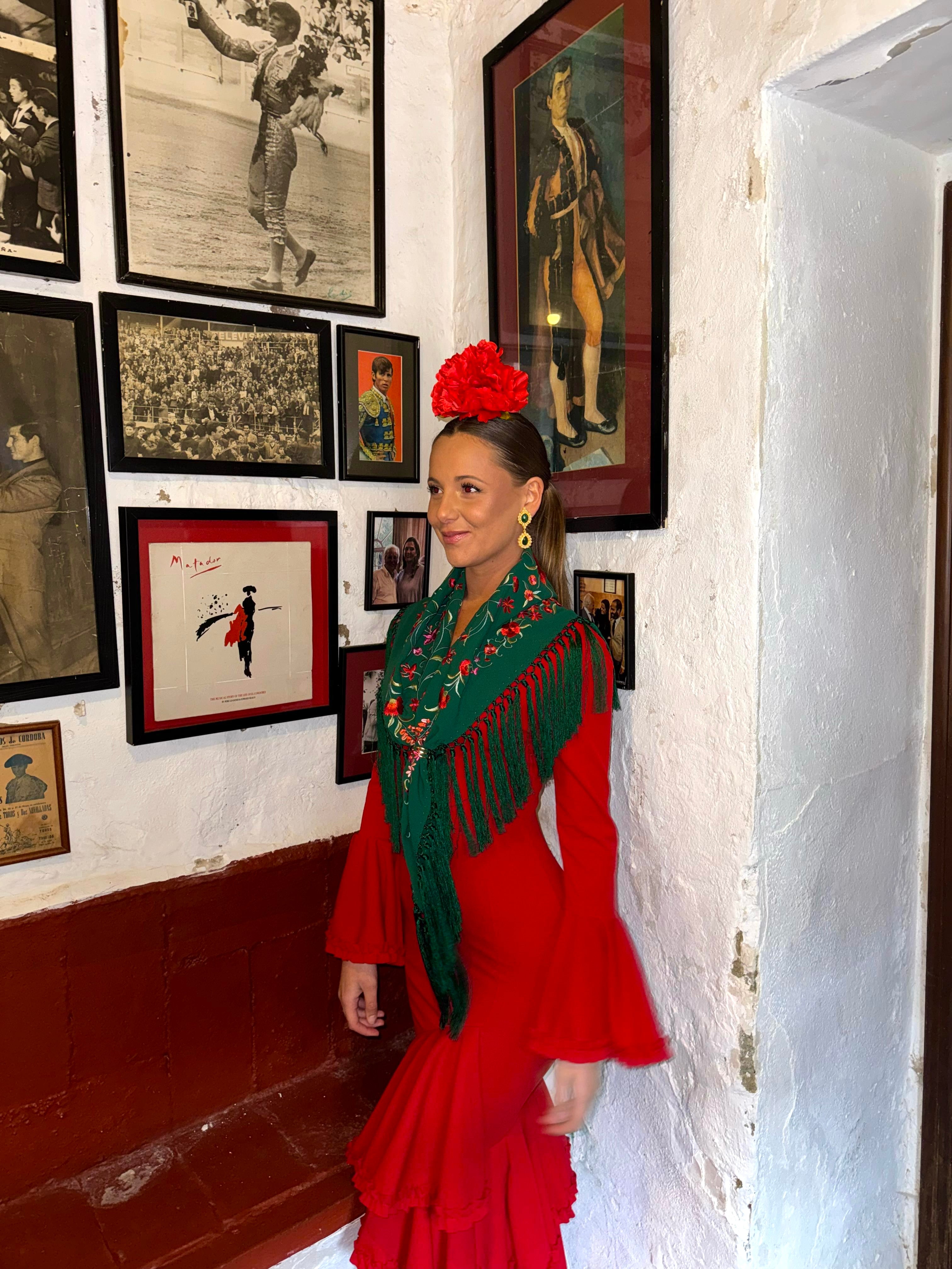 Vestido Carmesí Rojo