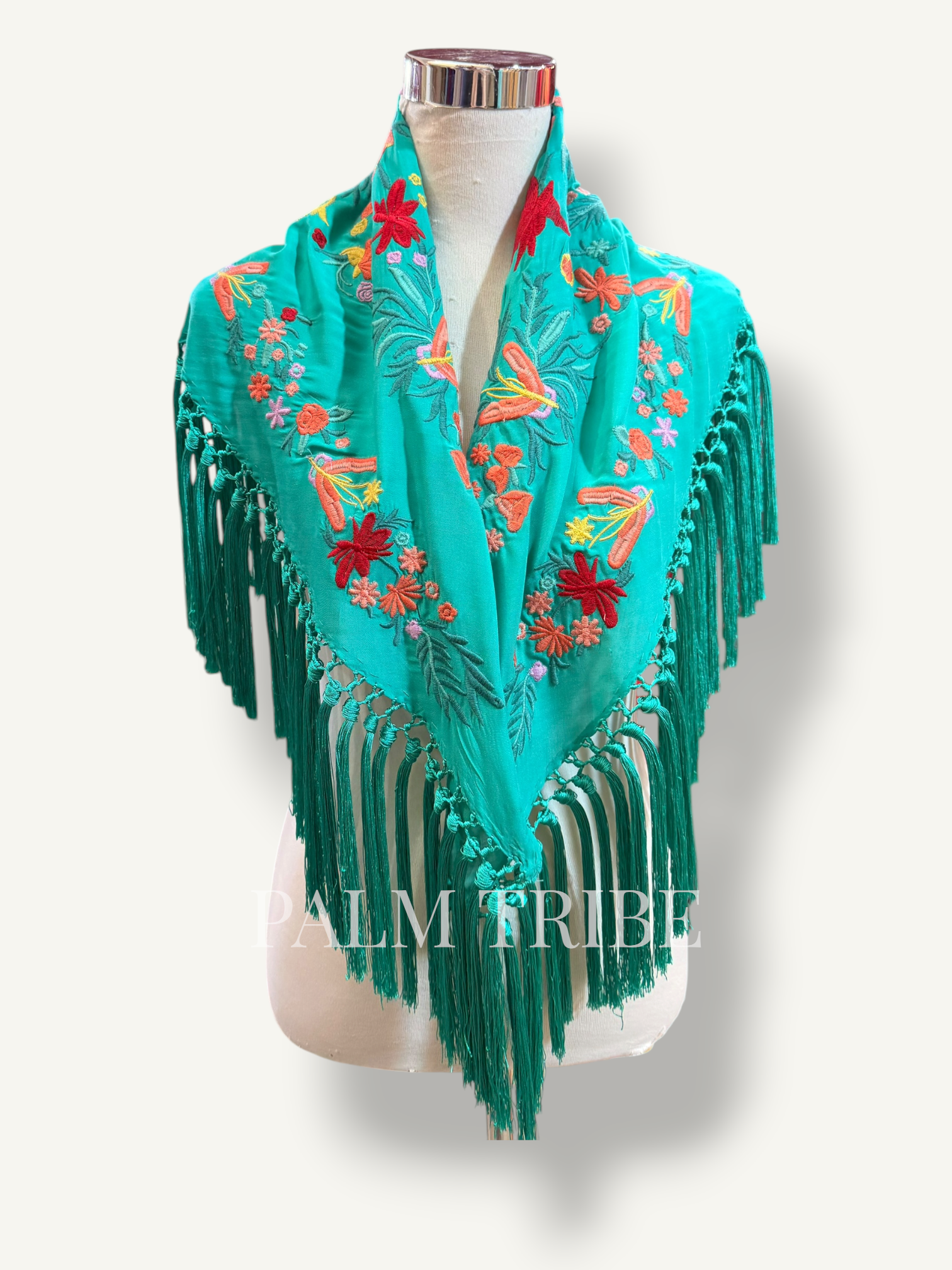 Mantoncillo Silvestre Turquesa y corales