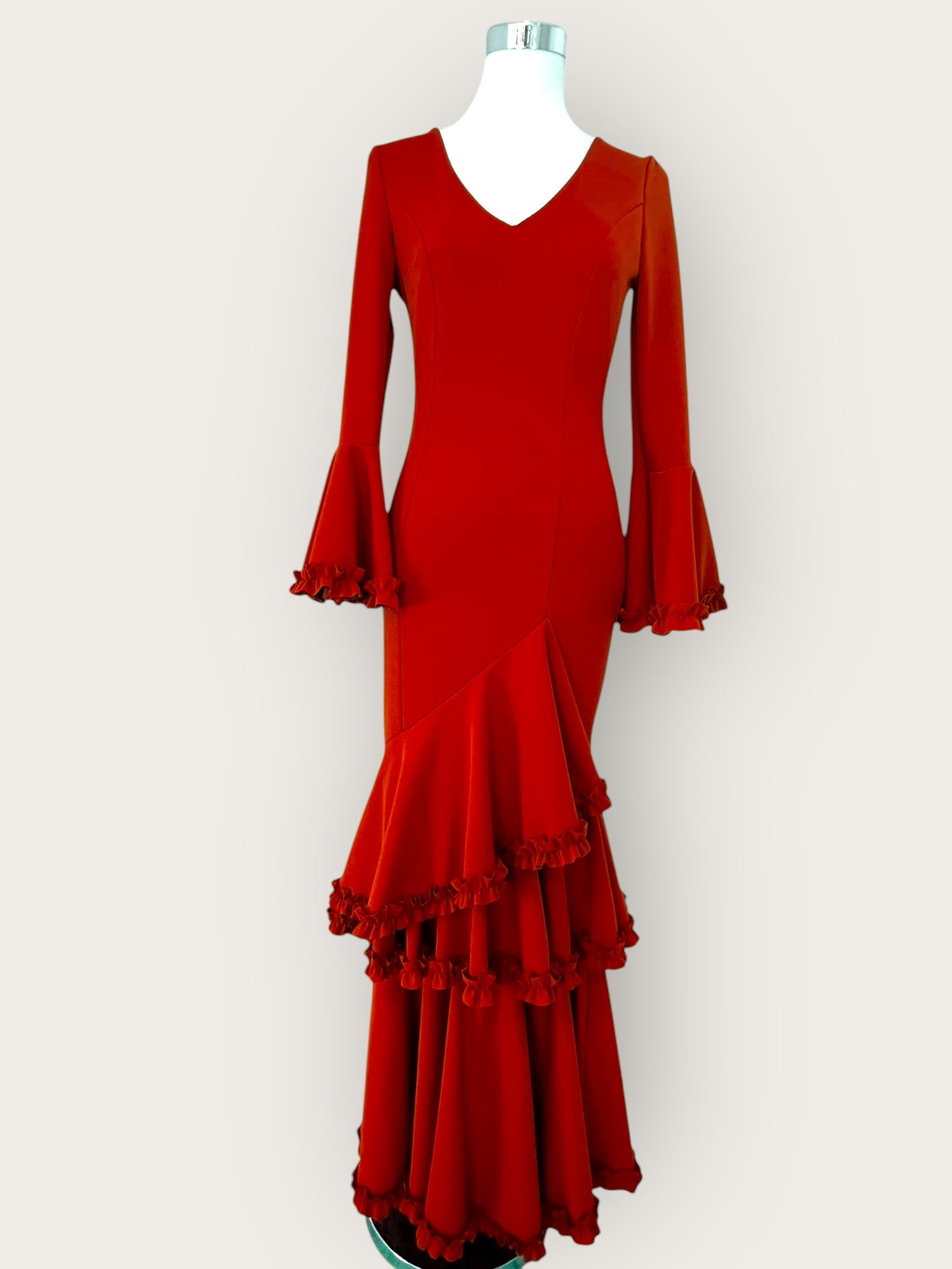 Vestido Carmesí Rojo
