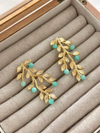 Pendientes Olivia Aquamarina