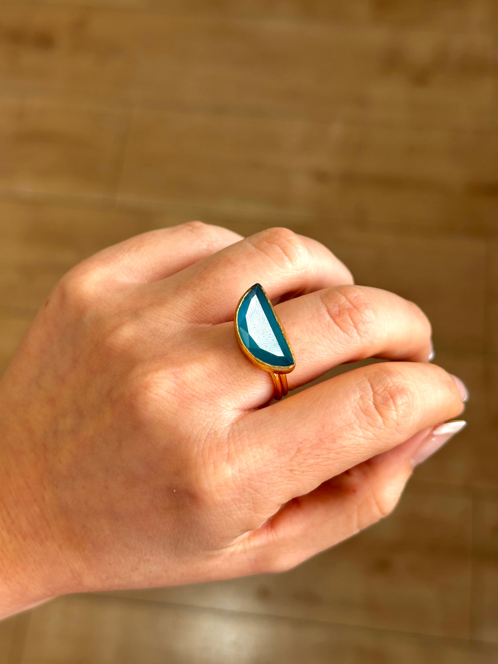 Anillo Afrodita Celeste