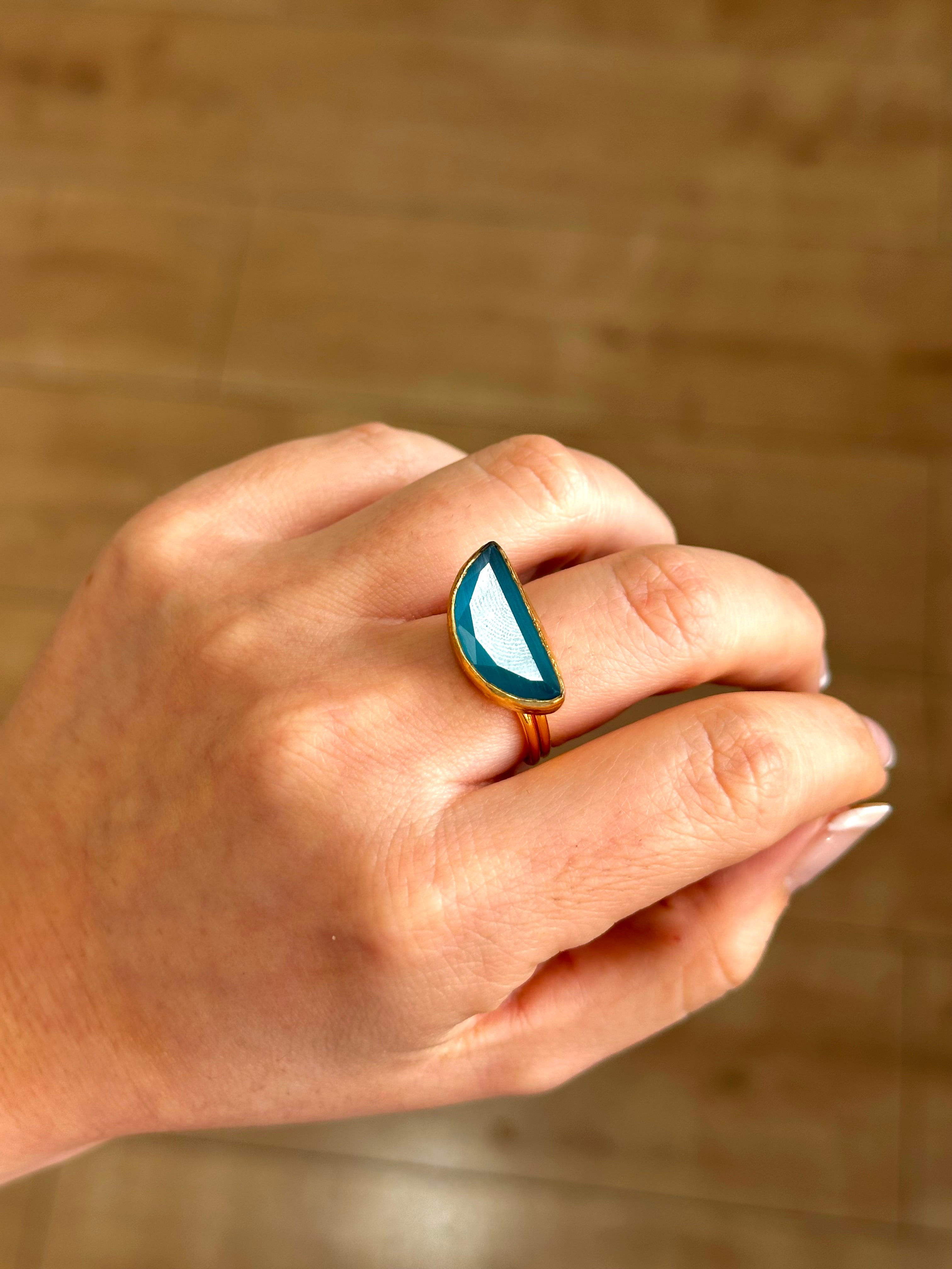 Anillo Afrodita Celeste