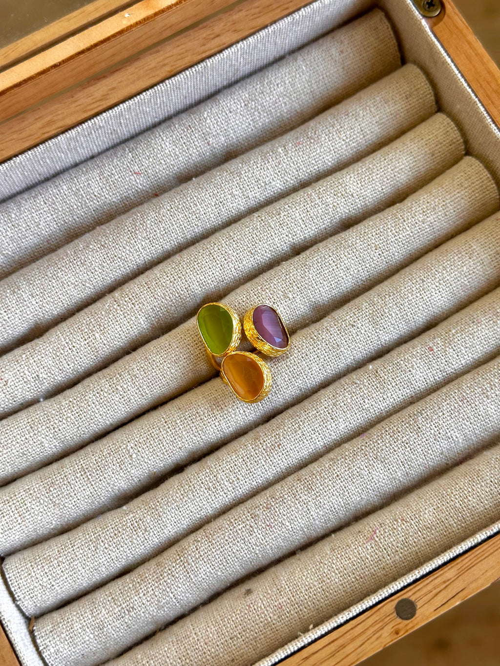 Anillo La Nuit Tricolor