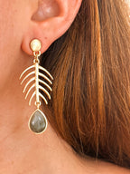 Pendientes Raspita Gris