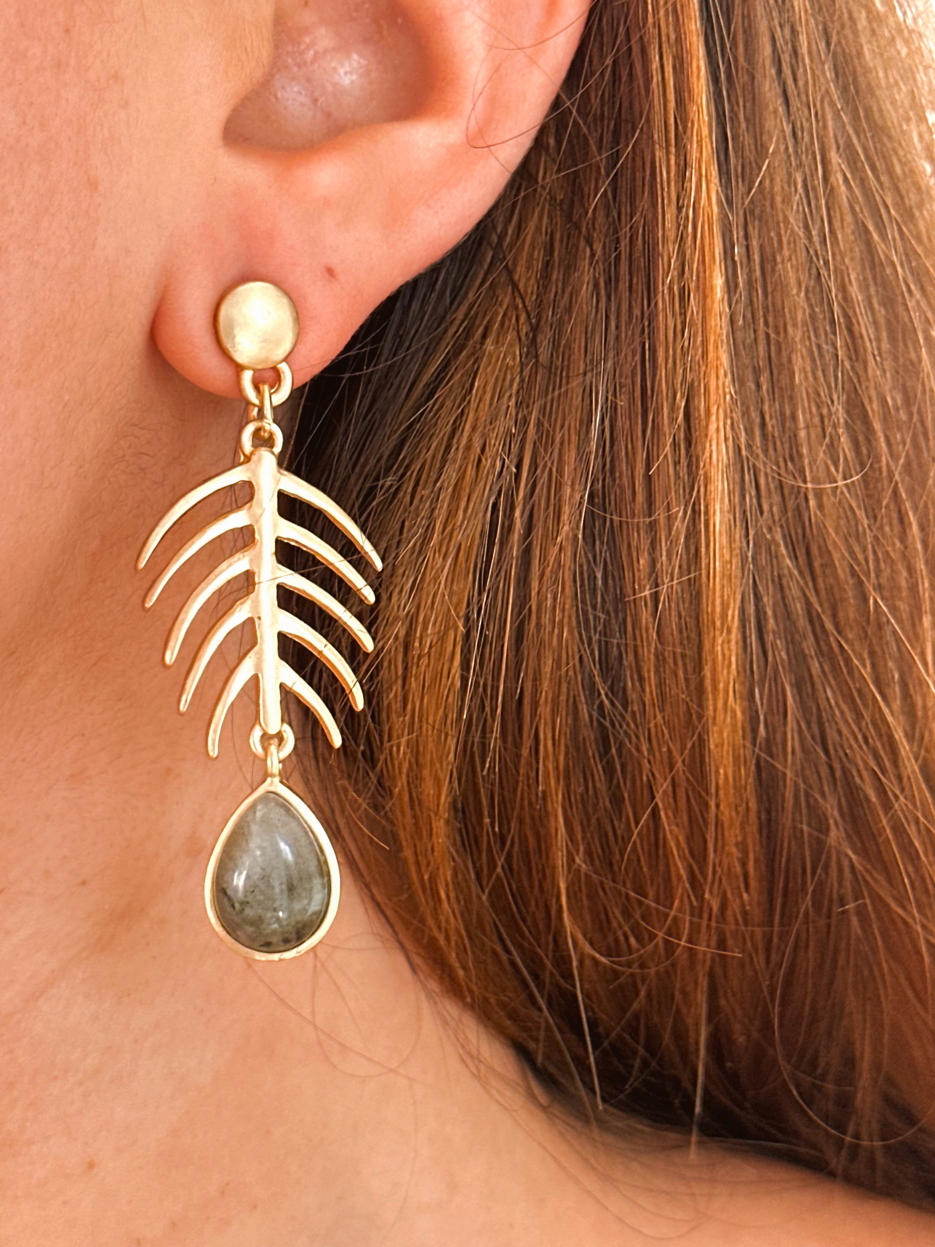 Pendientes Raspita Gris