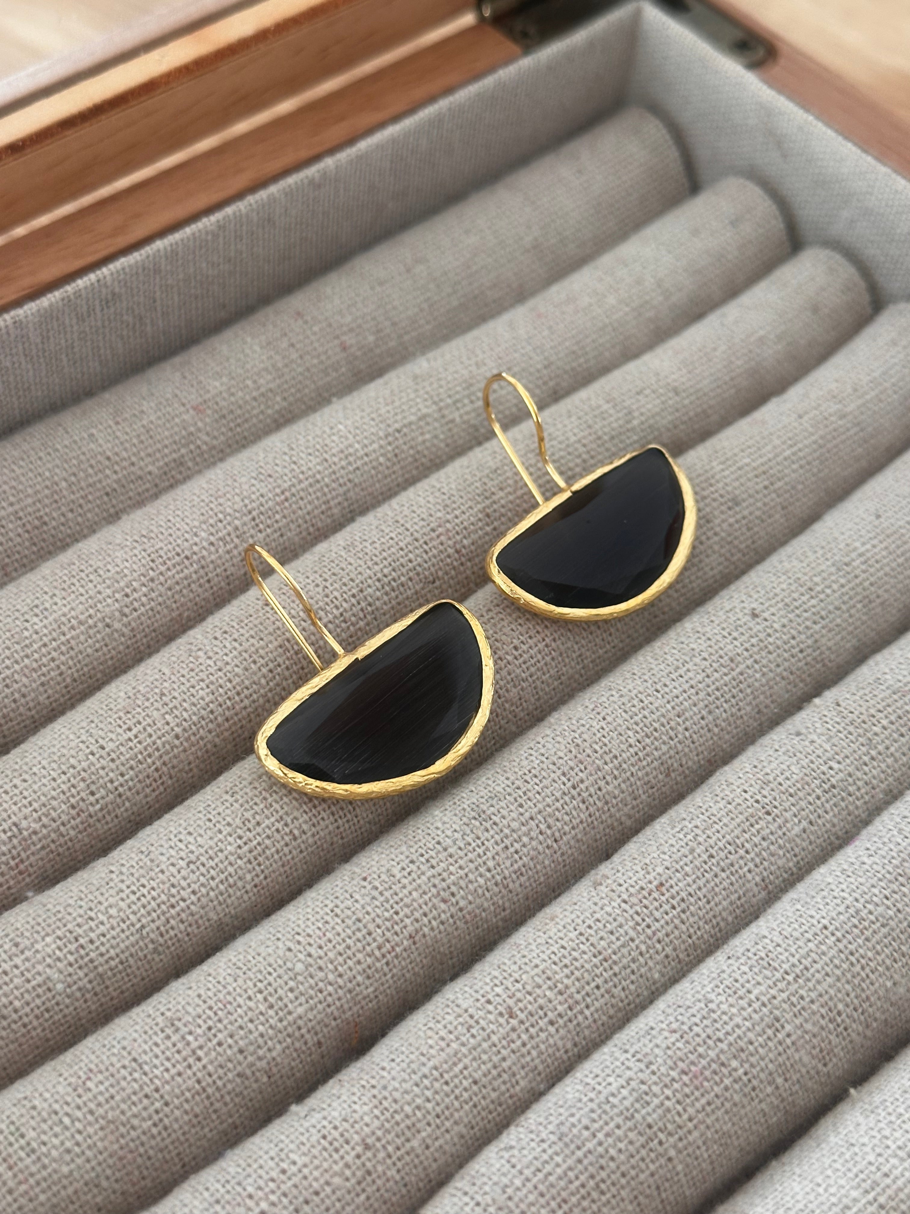 Pendientes Afrodita big negros