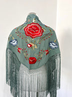 Mantoncillo Candela verde agua