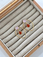 Pendientes Matilda Rosa y Naranja