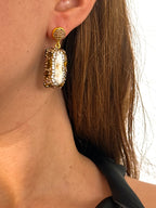 Pendientes Cosmopolitan Marrones