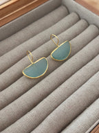 Pendientes Afrodita big turquesa