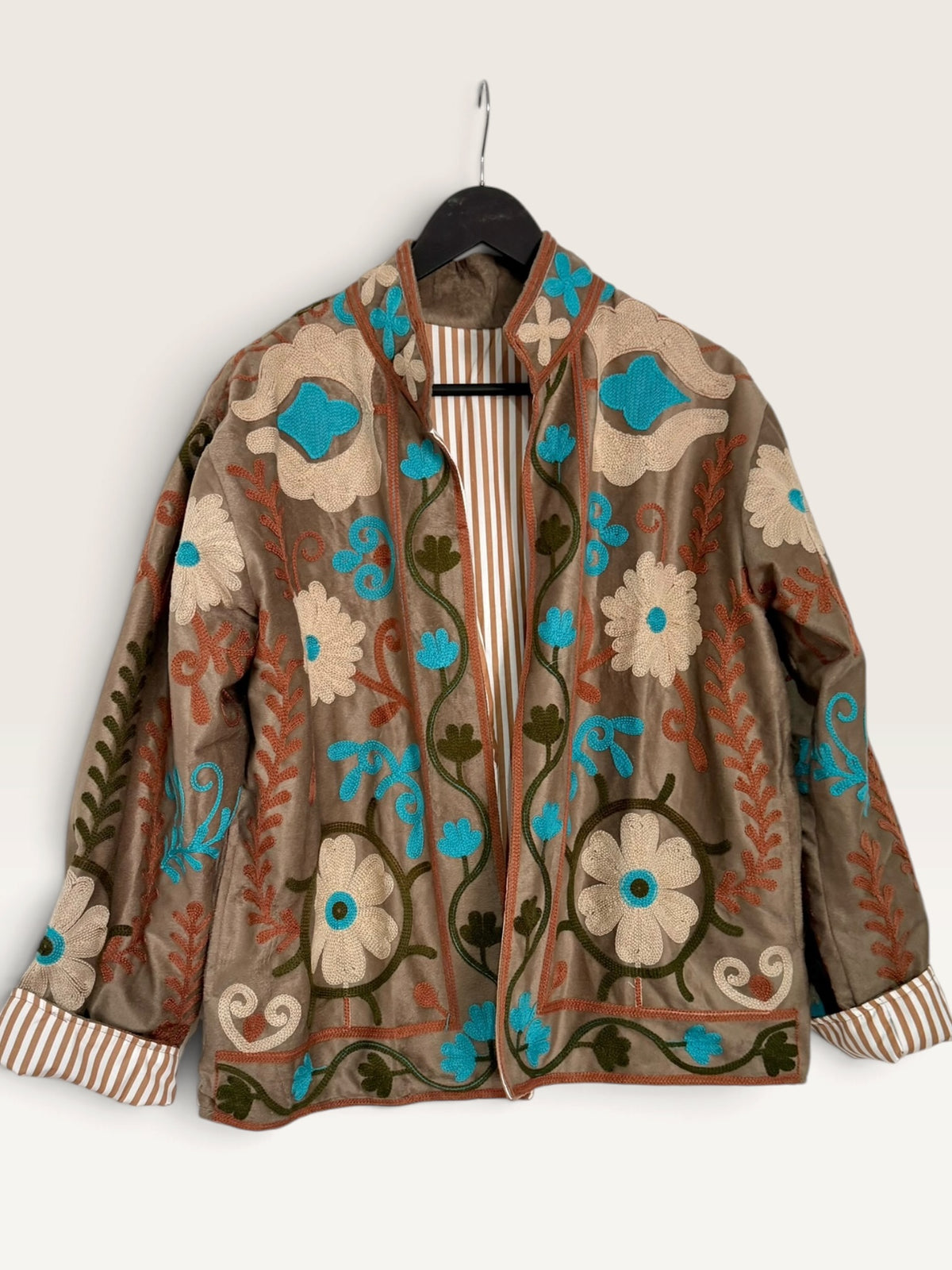 Chaqueta Terciopelo Ligera Flora