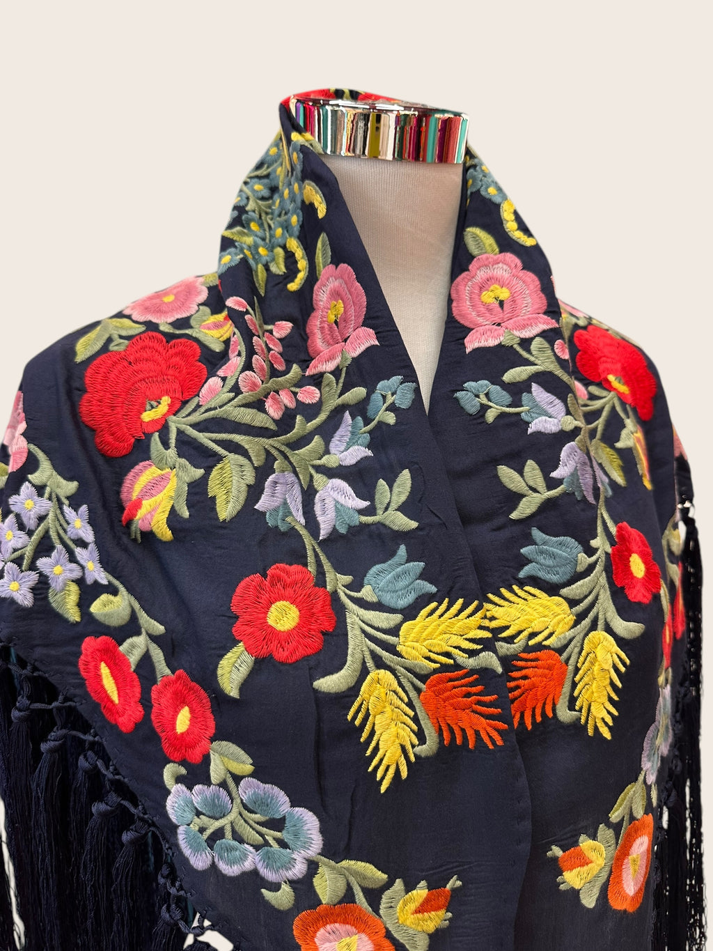 Mantoncillo Triana Azul Marino