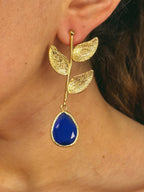 Pendientes Almería Azul Eléctrico