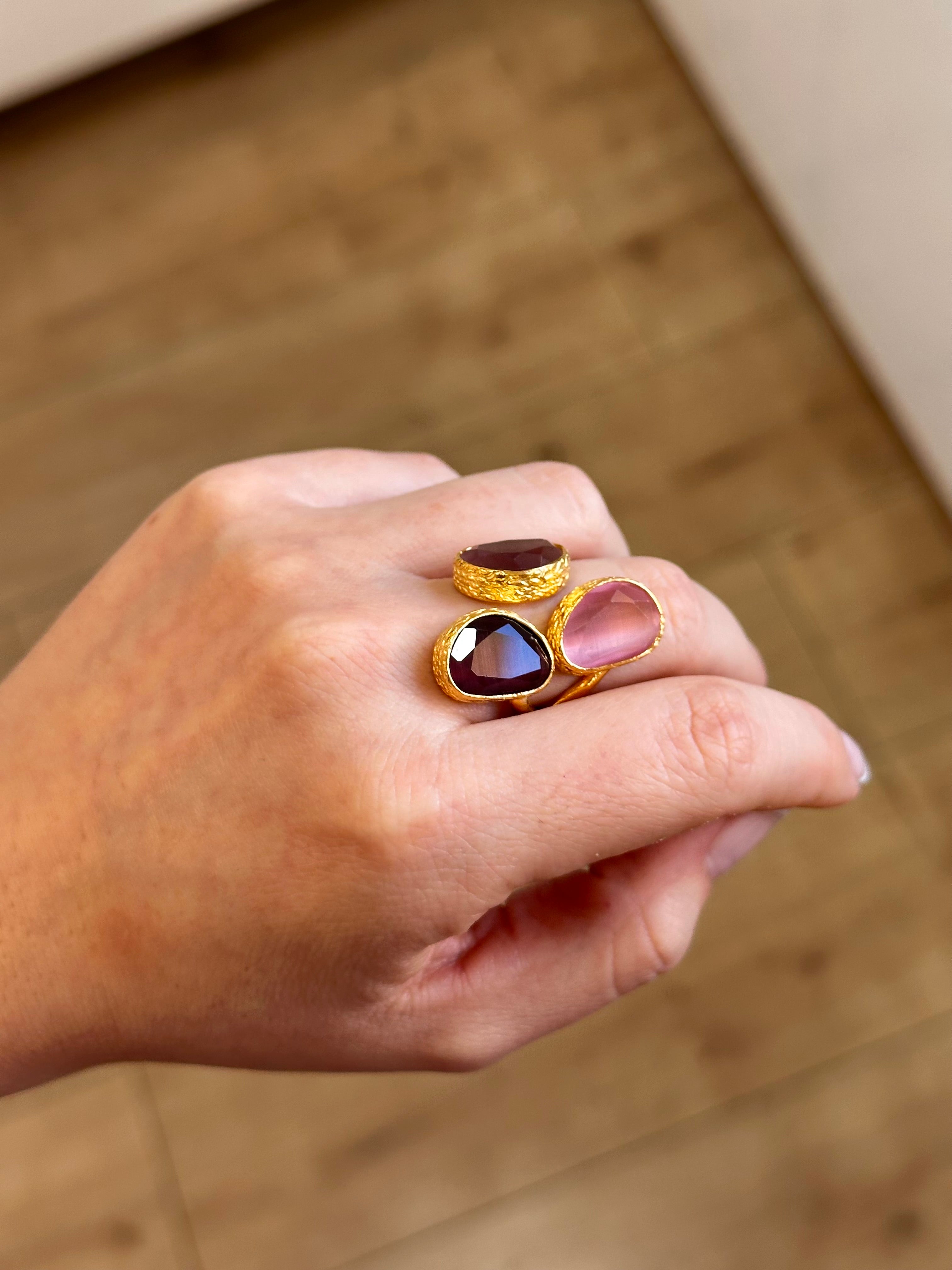 Anillo La Nuit Rosados