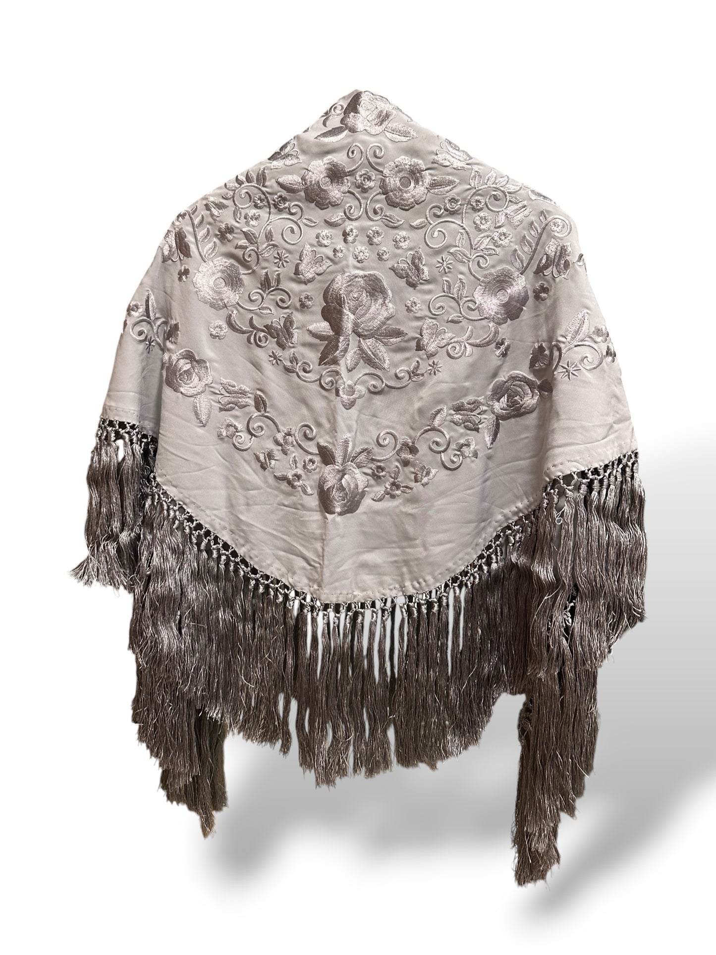 Mantoncillo Fantasía Gris Plomo