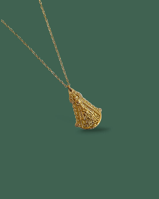 Collar virgen del Rocío mediano