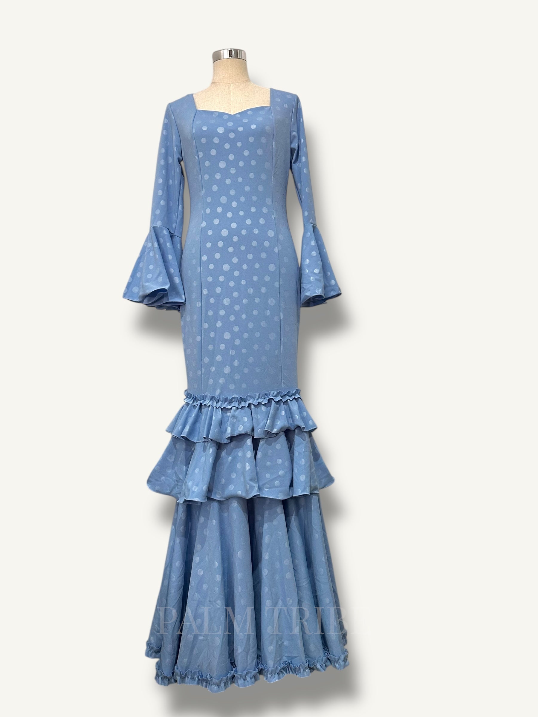 Vestido Cayetana Azul cielo