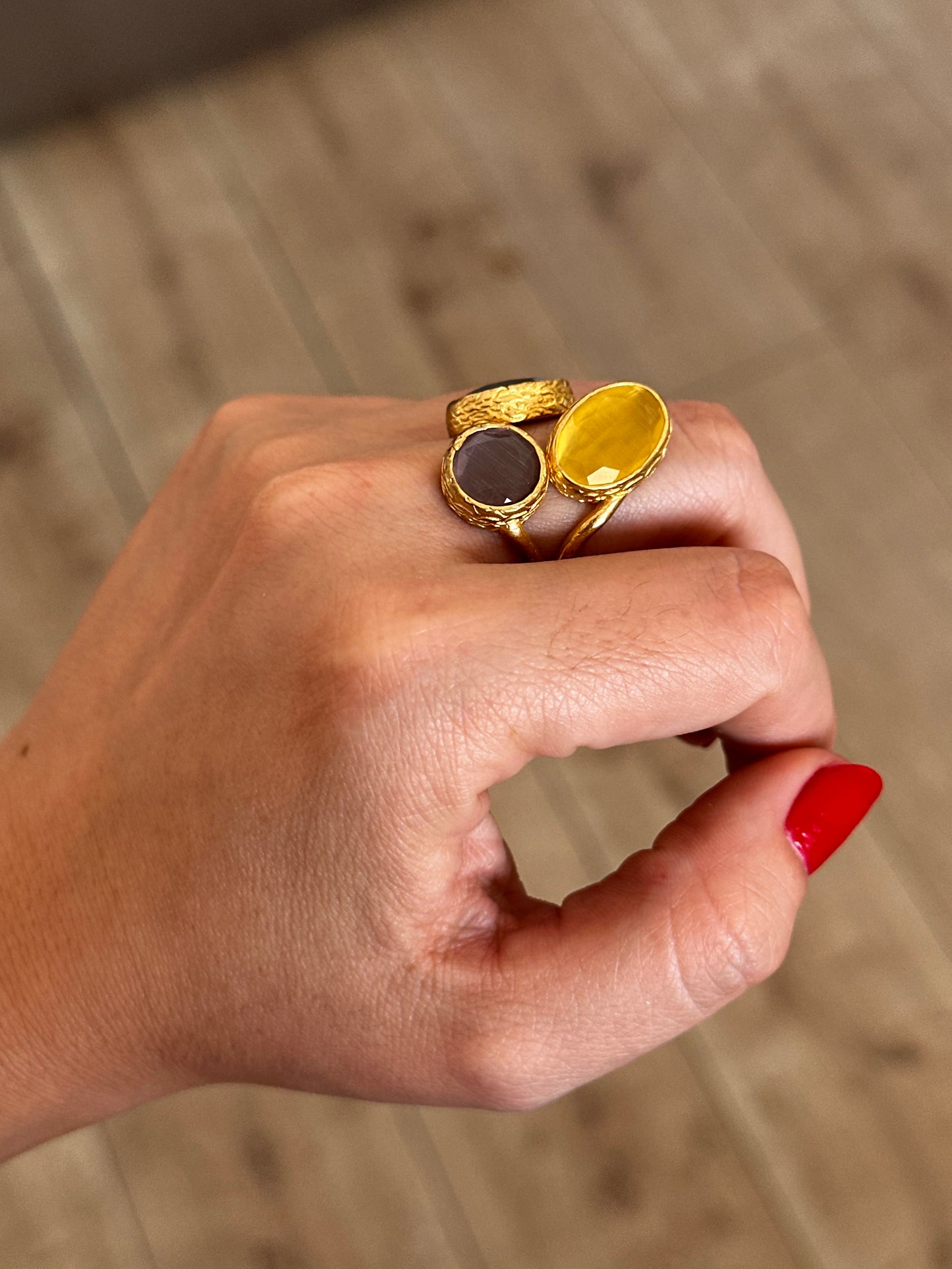 Anillo La Nuit Tricolor