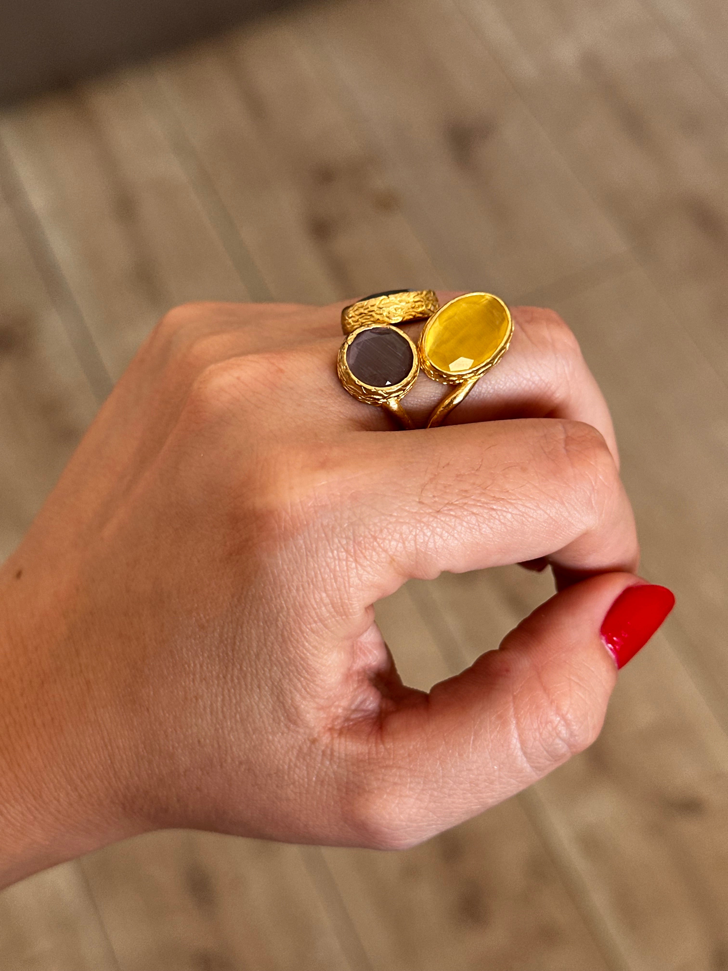 Anillo La Nuit Tricolor