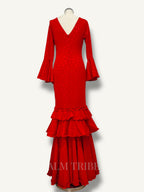 Vestido Cayetana Rojo