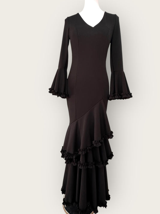 Vestido Carmesí Negro