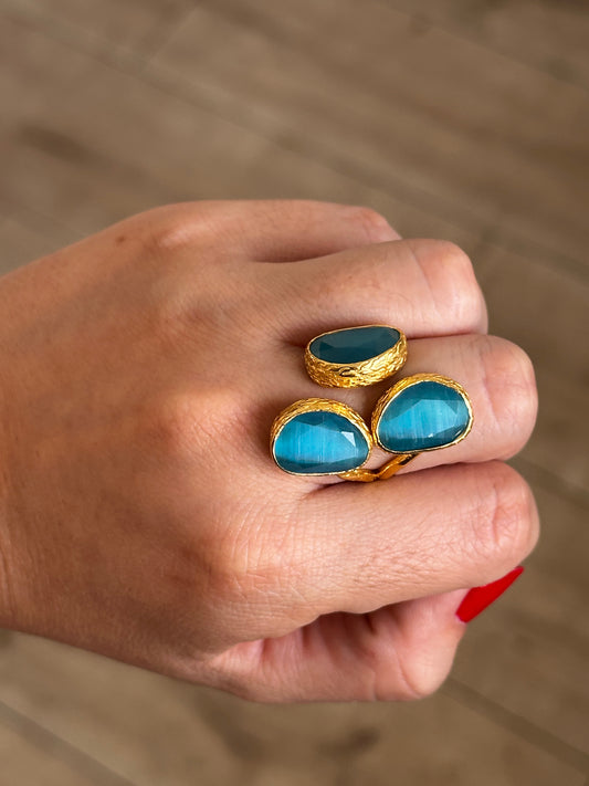 Anillo La Nuit Turquesa