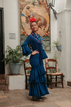 Vestido Soleá Azul Eléctrico