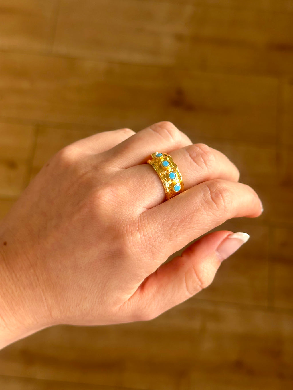 Anillo Roma Turquesa