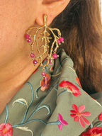 Pendientes Rama Rosa