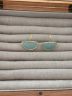 Pendientes Afrodita big turquesa