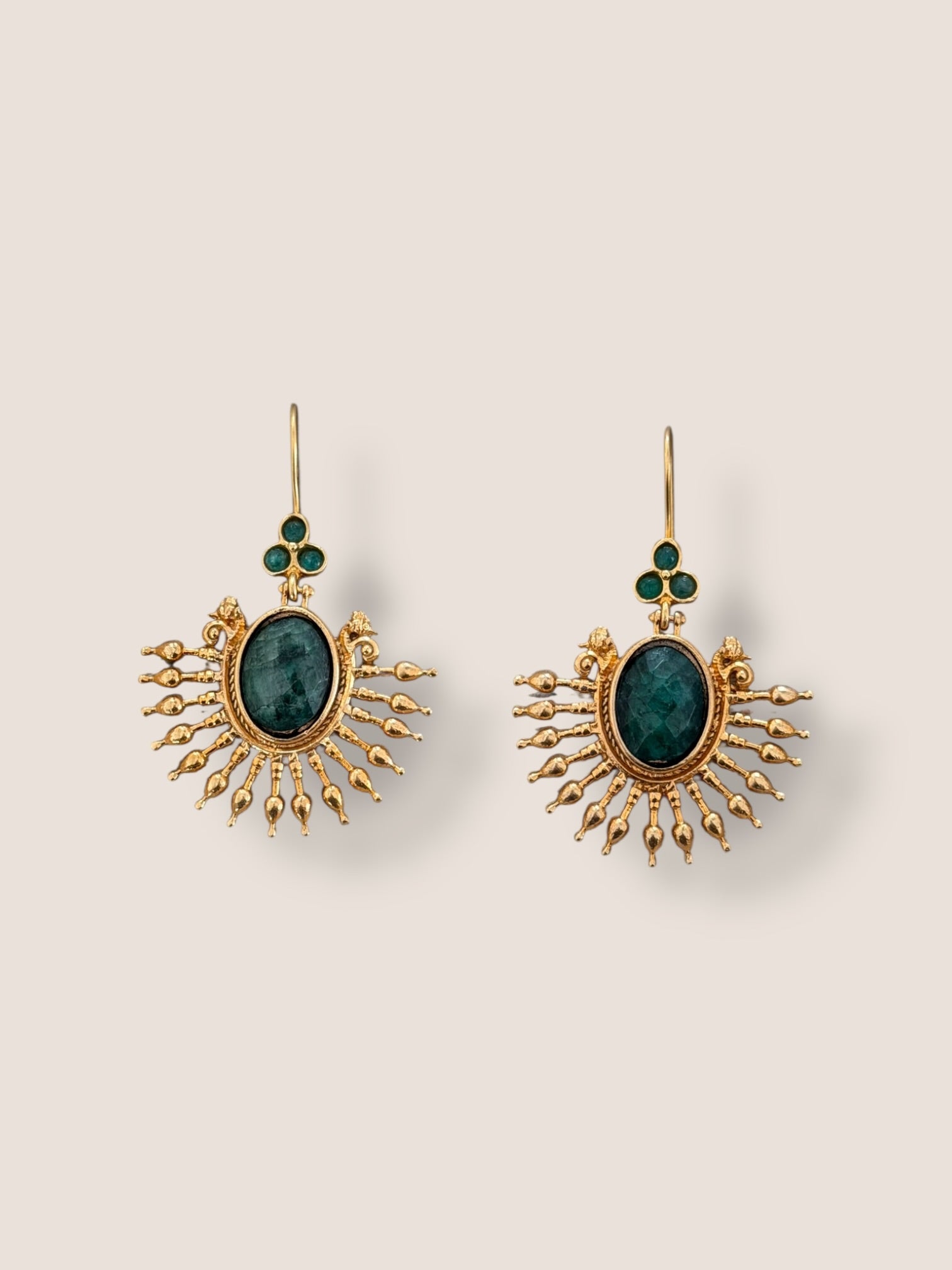 Pendientes Imperium Verdes
