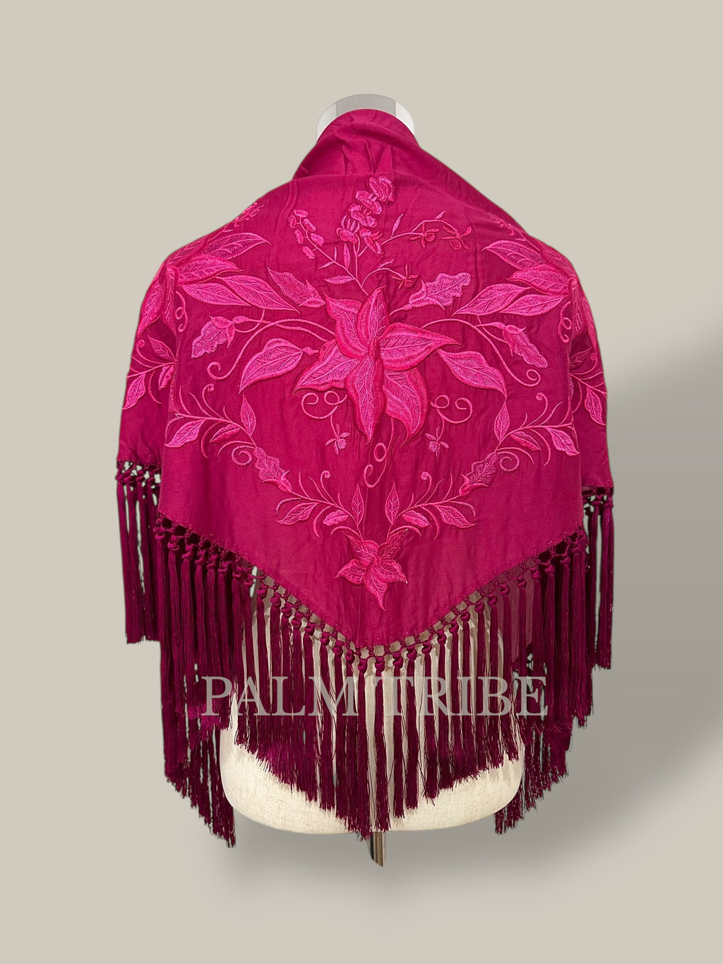 Mantoncillo Lirio Fucsia 100% seda
