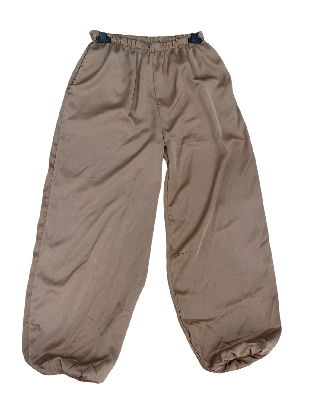 Pantalón Satinado bombacho dorado