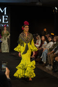 Traje de flamenca - Modelo Rocío Lima Lunar Oscuro