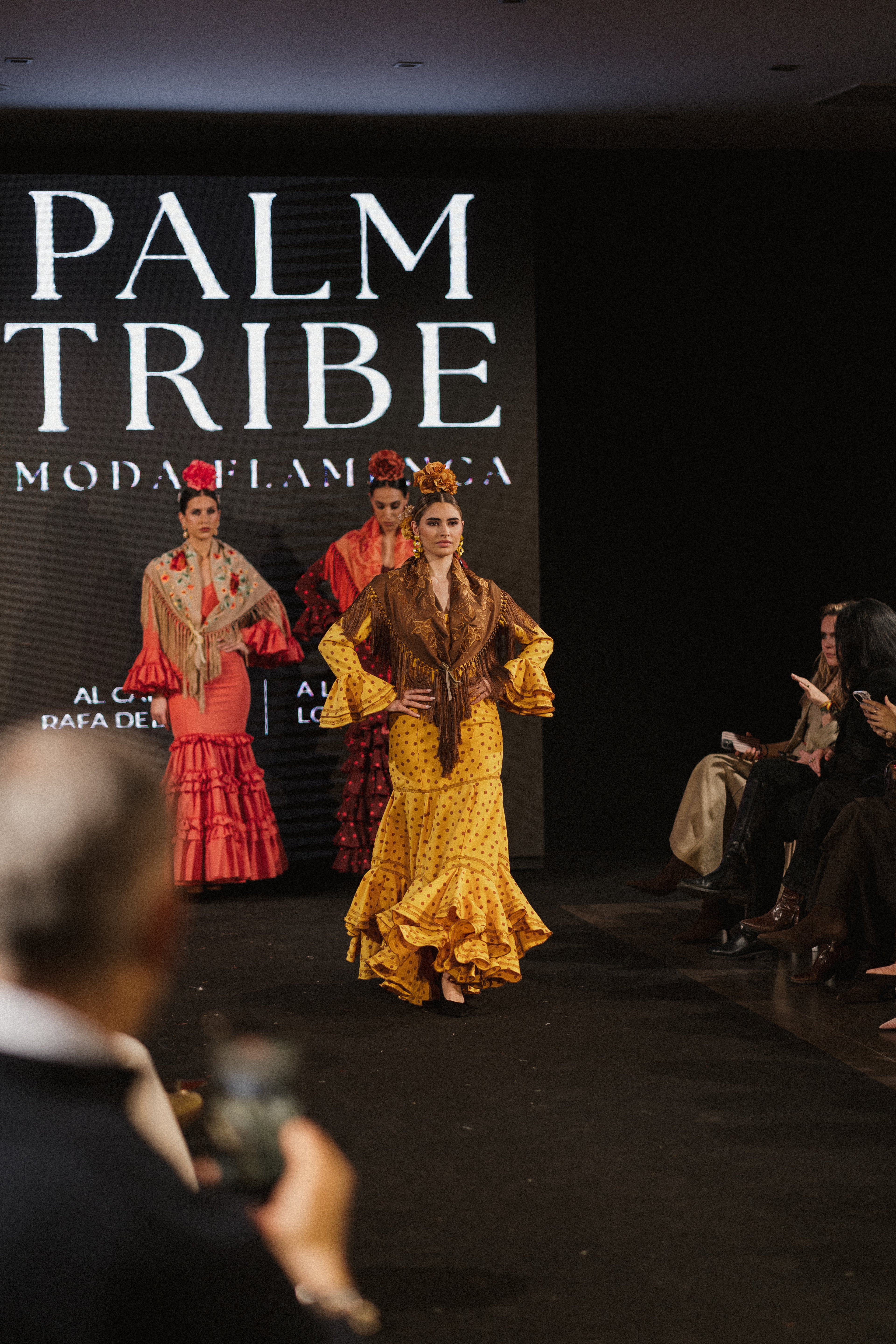 Traje de Flamenca - Modelo María Albero lunar marrón