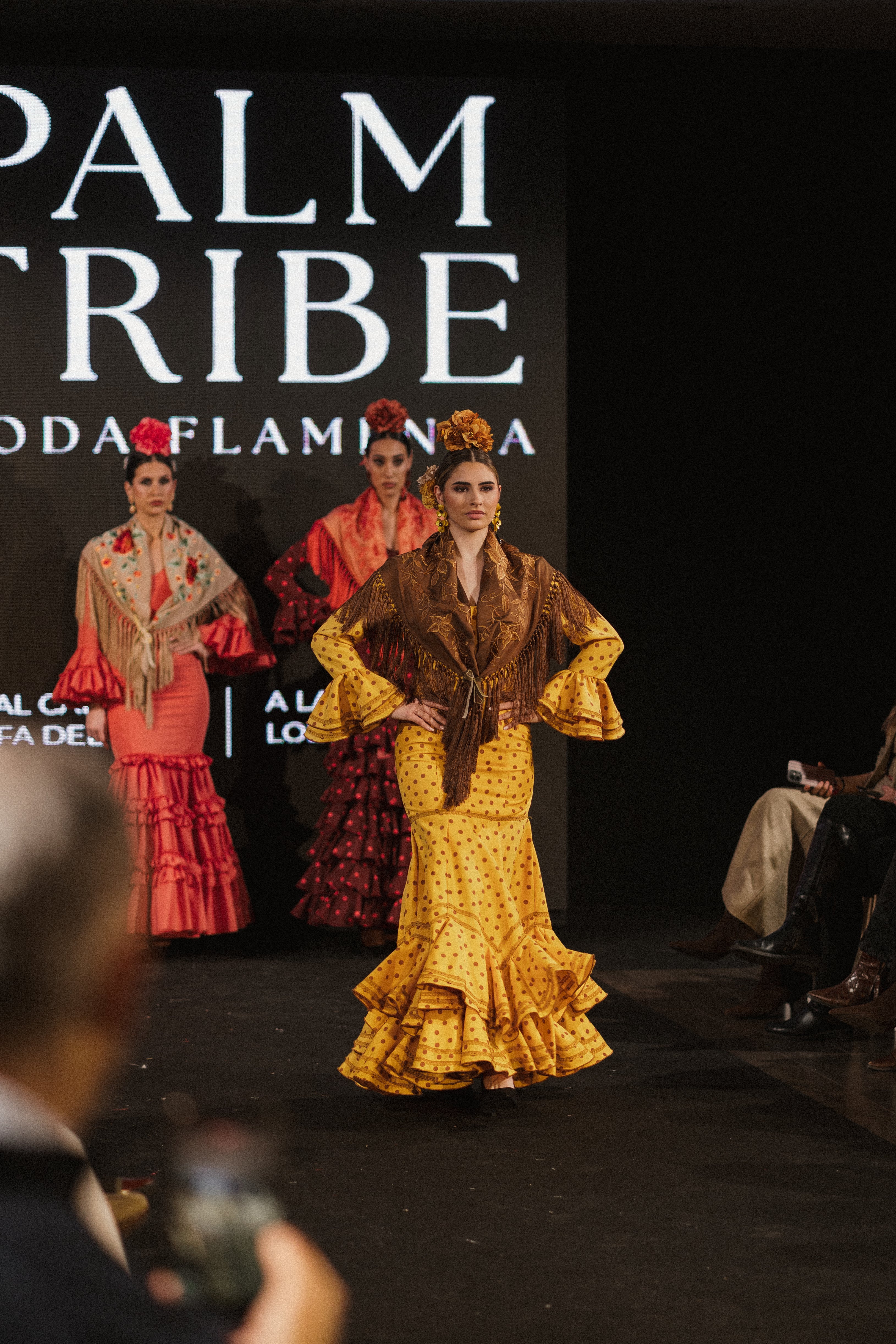 Traje de Flamenca - Modelo María Albero lunar marrón