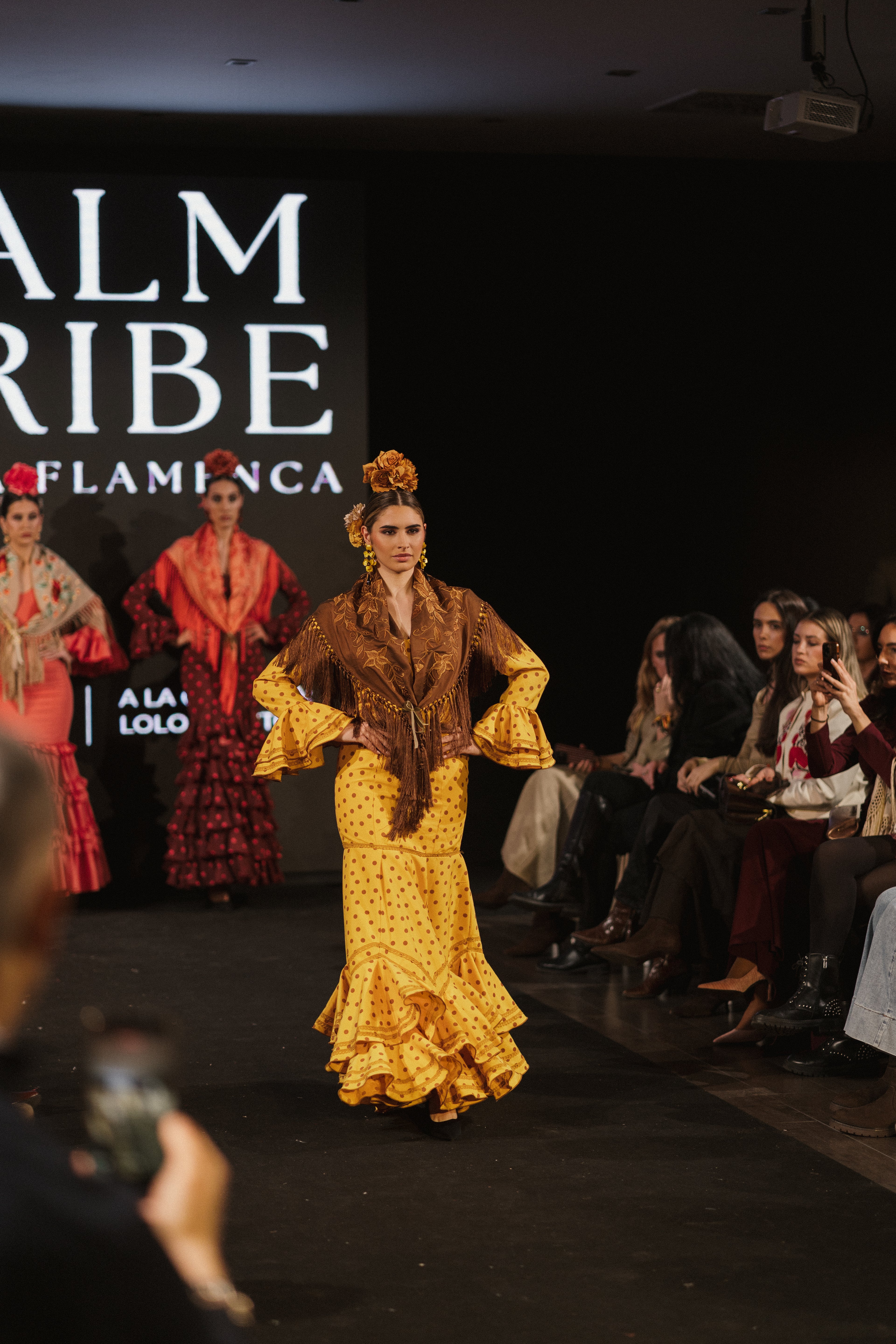 Traje de Flamenca - Modelo María Albero lunar marrón
