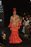 Traje de Flamenca - Modelo Clavel Coral
