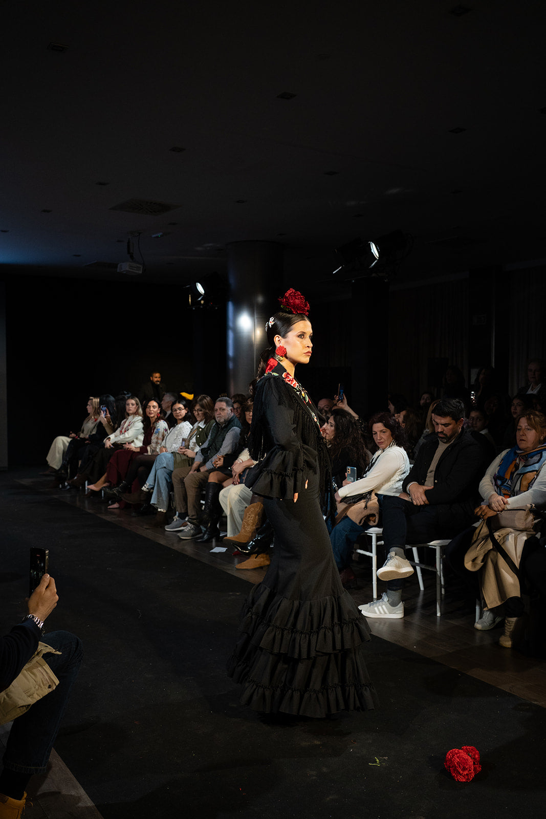 Traje de flamenca - Modelo Rocío Negro