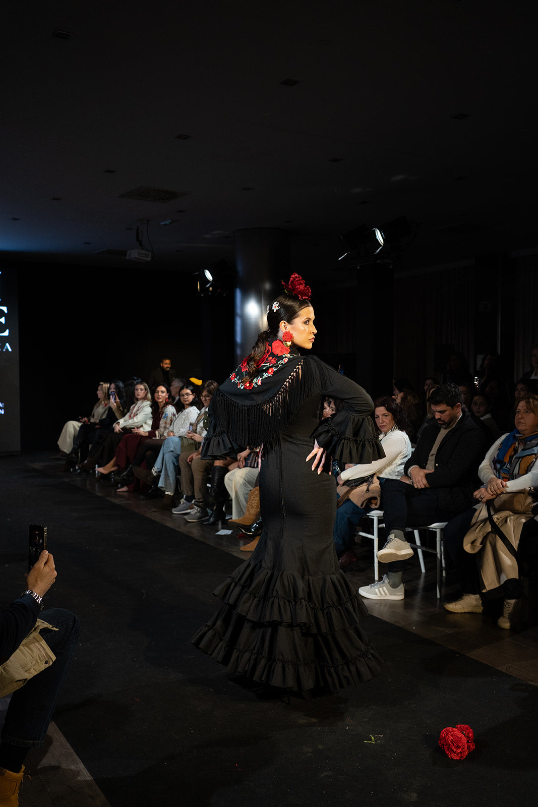 Traje de flamenca - Modelo Rocío Negro