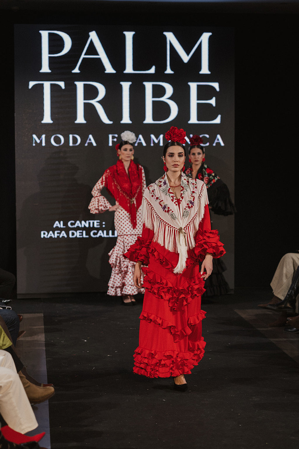 Traje de flamenca - Modelo Lirio Rojo