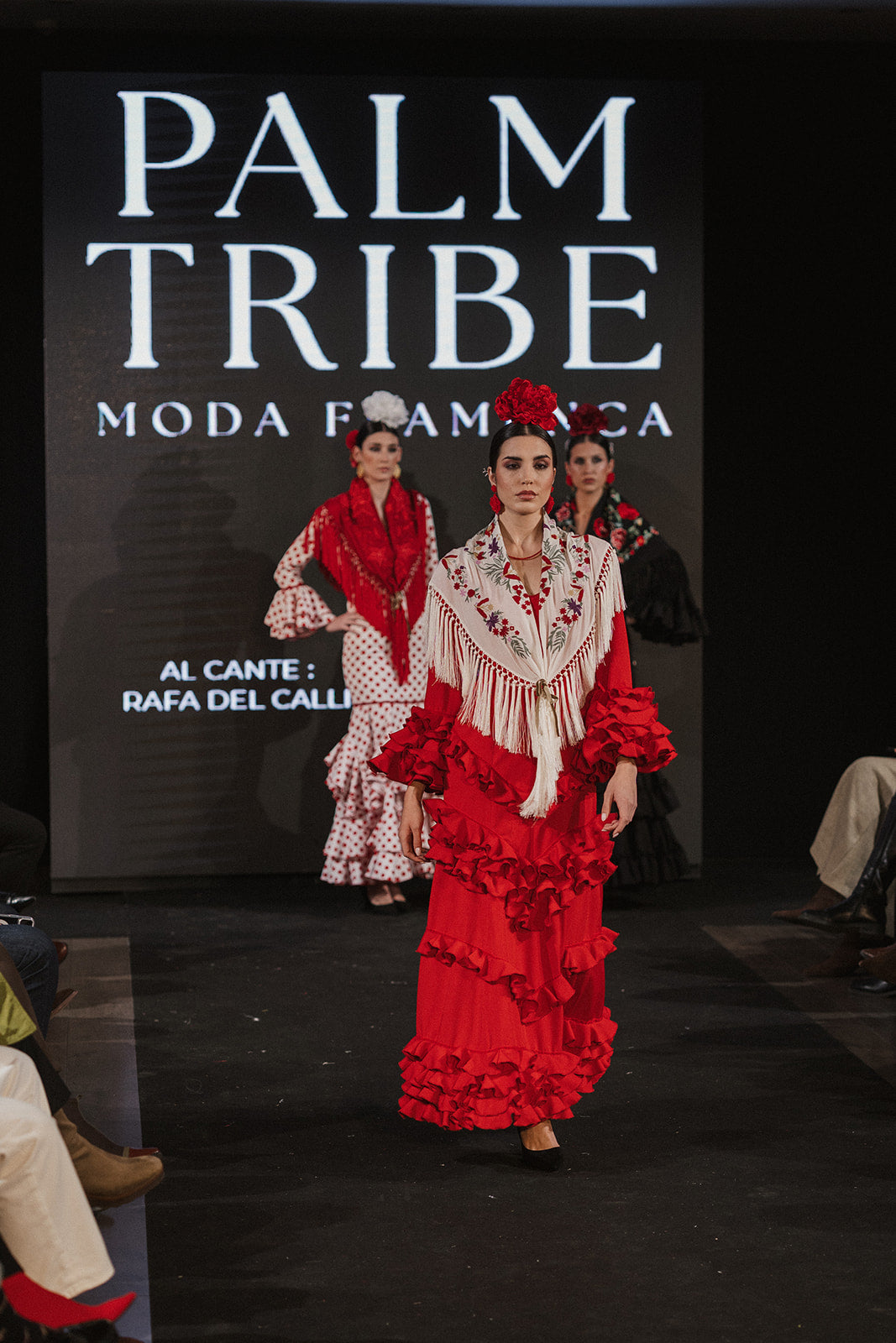 Traje de flamenca - Modelo Lirio Rojo