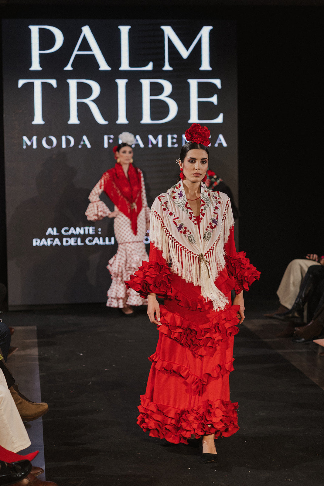 Traje de flamenca - Modelo Lirio Rojo
