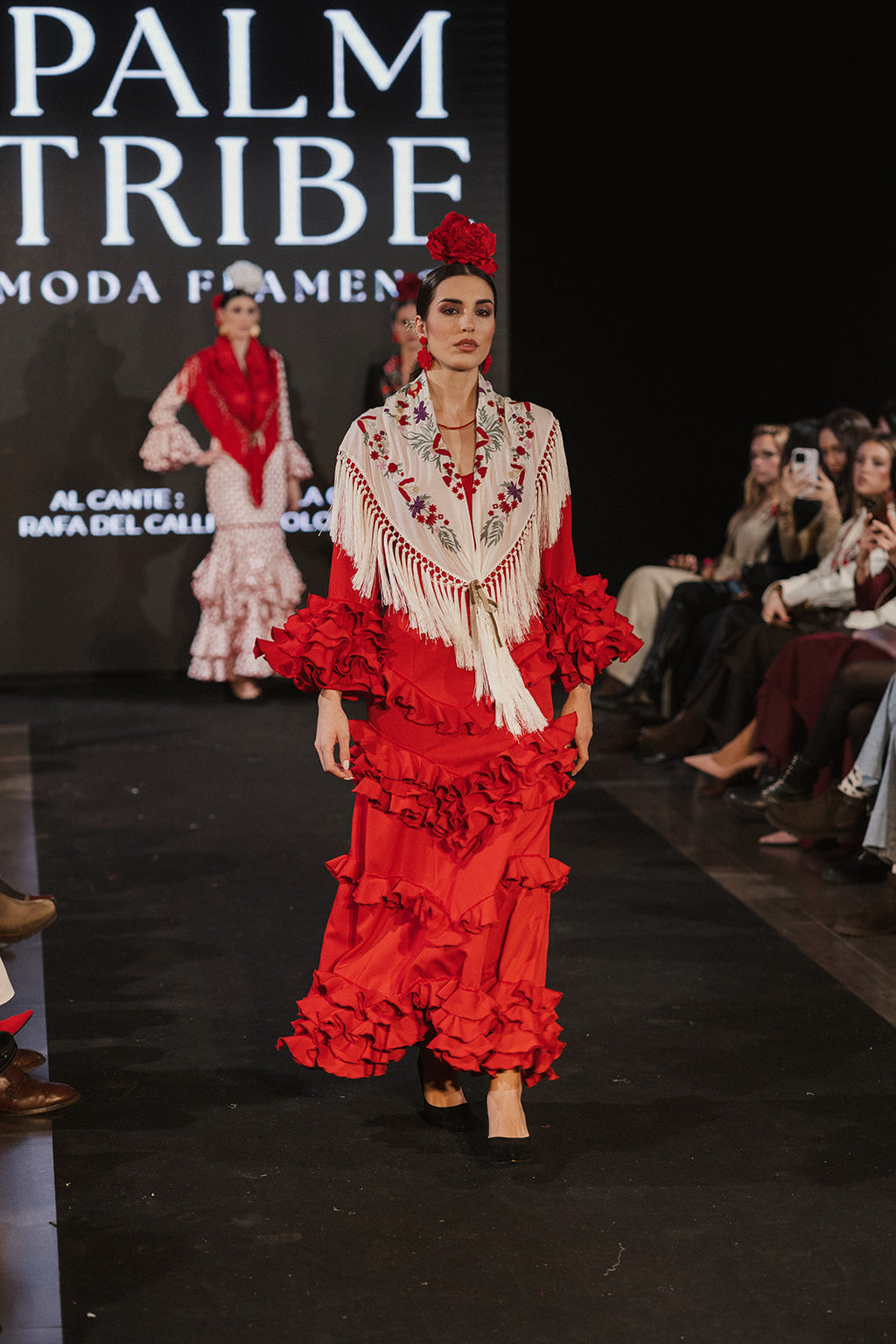 Traje de flamenca - Modelo Lirio Rojo