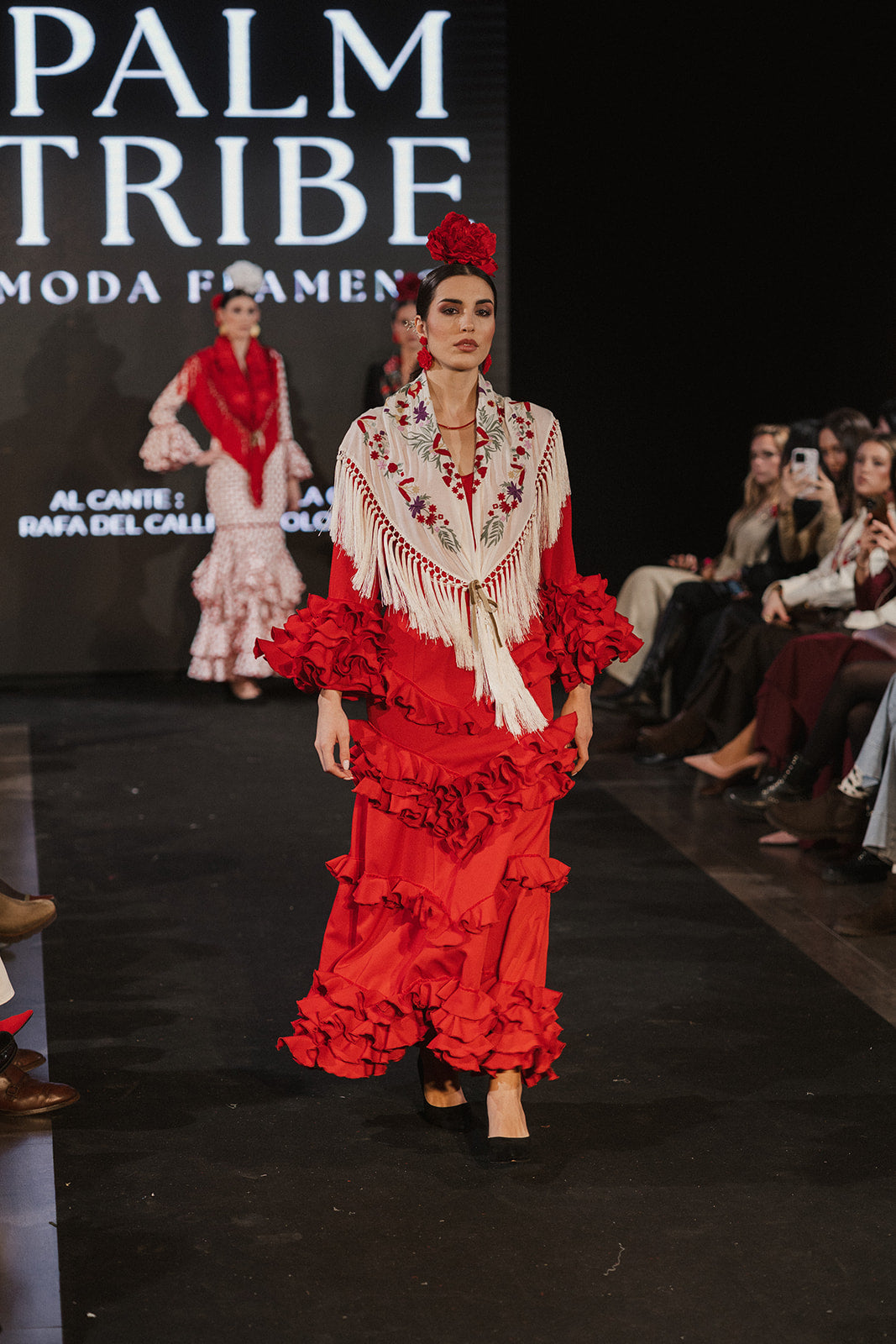 Traje de flamenca - Modelo Lirio Rojo